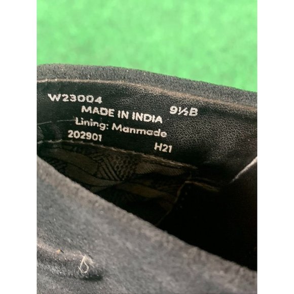 Cole‎ Haan Black Suede Side Zip Ankle Boots Booties Women's Size 9.5 B - Picture 10 of 10